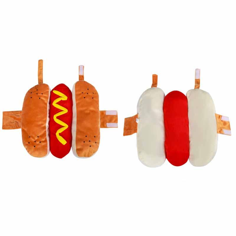 Paw-some Pup Hot Dog Costume: Funny Halloween Outfit for Pets
