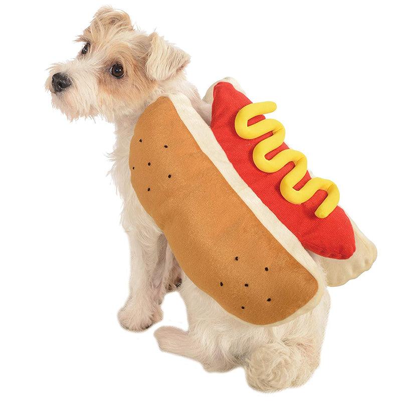 Paw-some Pup Hot Dog Costume: Funny Halloween Outfit for Pets