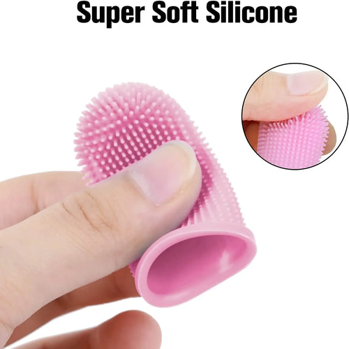 1PC Dog Super Soft Pet Finger Toothbrush Teeth Cleaning Bad Breath